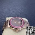 PPF Custom Patek Philippe Nautilus Replica 5711 Red Diamond Rose Gold Watch
