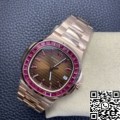 PPF Custom Patek Philippe Nautilus Replica 5711 Red Diamond Rose Gold Watch