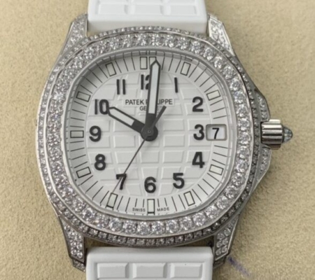 PPF Factory Replica Patek Philippe Watches Aquanaut 5069G-011 Women’s Diamond Watch