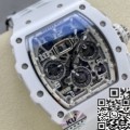 KU Factory Richard Mille Best Fake RM011-03 White Dial