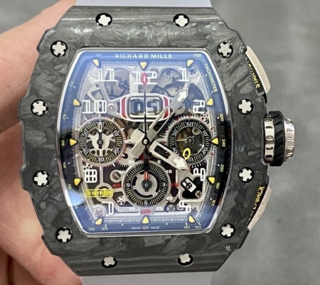 KV Factory Richard Mille Fake RM011-03 Carbon Fiber Case