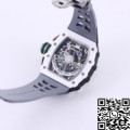 KV Factory Best Richard Mille Replica RM11 White Ceramic Rubber Strap