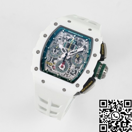 KV Factory Richard Mille Replicas RM11 White Ceramic