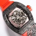 BBR Factory 1:1 Replica Richard Mille RM055 Red Rubber Strap