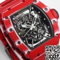 BBR Factory Richard Mille Fake RM35-02 Red Carbon Fiber Case