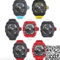 BBR Factory Richard Mille Fake RM35-02 Red Carbon Fiber Case