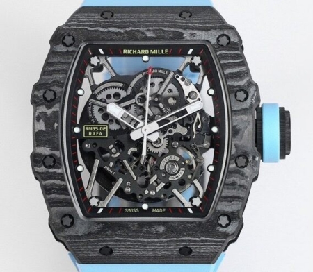 BBR Factory Richard Replica Mille RM35-02 Blue Strap