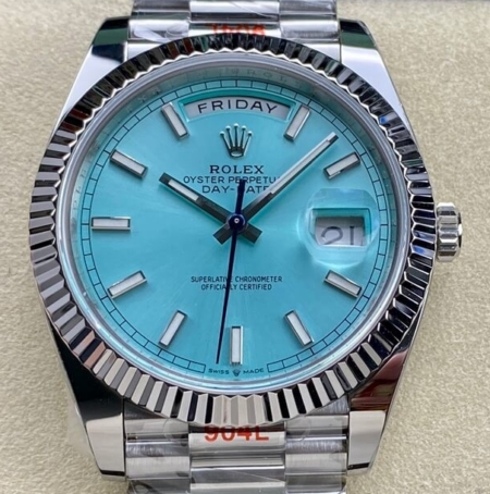 ARF Factory Rolex Day Date M228236-0018 Lce Blue Replica