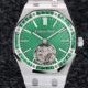 R8 Factory Audemars Fake Piguet Royal Oak 26532IC.EE.1220TI.01 Green Dial Tourbillon