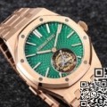 R8 Factory  Replica Audemars Piguet Royal Oak 26533OR.OO.1220OR.01 Rose Gold Dial Tourbillon