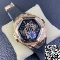 BBF Factory Counterfeit Hublot Big Bang Sang Bleu II 418.OX.1108.RX.MXM19 Gold Watch