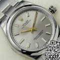 EW Factory Rolex Fake Oyster Perpetual M126000-0001 Silver Dial Size 36mm