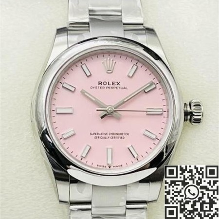 EW Factory Rolex Oyster Perpetual M126000-0008 Pink Dial Size 36mm