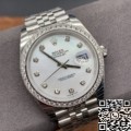 EW Factory Rolex Replica Datejust M126334-0020 Diamond Bezel Size 41mm