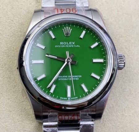 EW Factory Rolex Oyster Perpetual Imitate M277200-0006 Green Dial Size 31mm