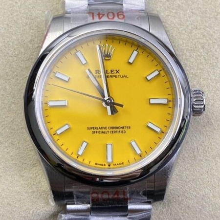 EW Factory Imitate Rolex Oyster Perpetual M277200-0005 Yellow Dial Size 31mm