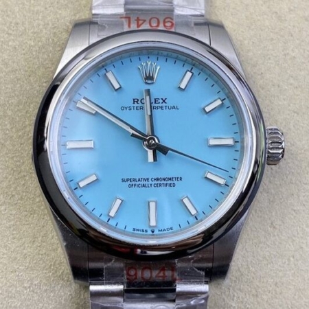 EW Factory Rolex Oyster Perpetual Fake M277200-0007 Tiffany Blue Dial Size 31mm