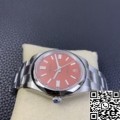 EW Factory Copy Rolex Oyster Perpetual M124300-0007 Coral Red Dial Size 41mm