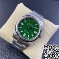 EW Factory Rolex Oyster Perpetual Replica M124300-0005 Green Dial Size 41mm