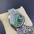 EW Factory  Fake Rolex Watches Datejust M126334-0028 Mint Green Dial Size 41mm