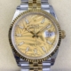 EW Factory Copy Rolexs Datejust M126233-0037 Gold Watch Size 36mm