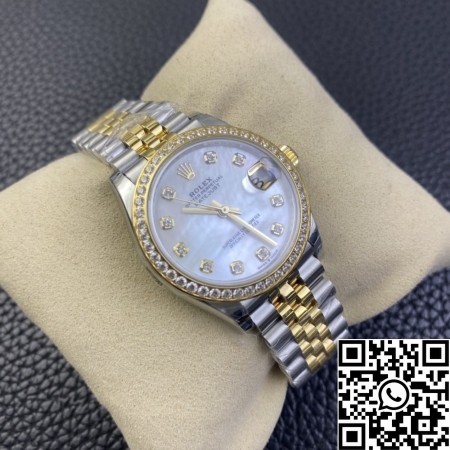 EW Factory Rolex Datejust Best Replica M278383RBR-0028 Gold Watch Size 31mm