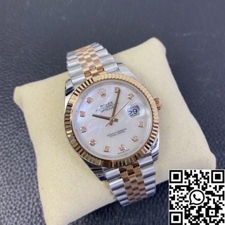 EW Factory Best Fake Rolex Datejust M126333-0018 Gold Watch Size 41mm