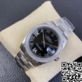 EW Factory Fake Rolex Datejust M126284RBR Black Dial Size 36mm