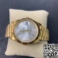 EW Factory Imitate Rolex Day Date M228235 Silver Gray Dial Gold Watch Size 40mm