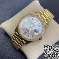 EW Factory Rolex Fake Day Date M128348RBR-0017 Ladies Gold Watch Size 36mm