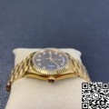 EW Factory Fake Rolex Day Date M128238-0022 Brown Dial Ladies Gold Watch Size 36mm