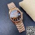 EW Factory Replicas Rolex Day Date M128235-0037 Gradient Brown Dial Ladies Rose Gold Watch Size 36mm 