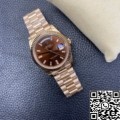 BP Factory Fake Rolex Day Date M228235-0003 Rose Gold Diamond Watch Size 36mm