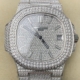 R8 Factory imitates Patek Philippe Nautilus 5711 Full Diamond Watch