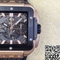 BBF Factory Fake Hublot Watch Square Bang Unico 821.OM.0180.RX Gold Case