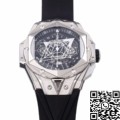 BBF Factory Hublot Big Bang Replica Sang Bleu II 418.NX.1107.RX.MXM19 Titanium Case