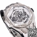 BBF Factory Hublot Replicas Big Bang Sang Bleu II 418.NX.2001.RX.MXM20 White Dial