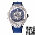 BBF Factory Hublot Replicas Big Bang Sang Bleu II 418.NX.5107.RX.MXM20 Blue Dial