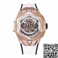 BBF Factory Replica Hublot Big Bang Sang Bleu II 418.OX.2001.RX.MXM20 18K King Gold