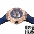 BBF Factory Replica Hublot Watch Big Bang Sang Bleu II 418.OX.5108.RX.MXM20 18K King Gold Blue Dial