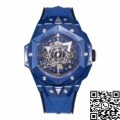 BBF Factory Hublot Replicas Big Bang Sang Bleu II 418.GX.5207.RX.MXM22 Blue Ceramics