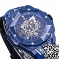 BBF Factory Hublot Replicas Big Bang Sang Bleu II 418.GX.5207.RX.MXM22 Blue Ceramics