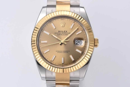 Clean Factory Rolex Datejust M126333-0009 Gold Dial Replica
