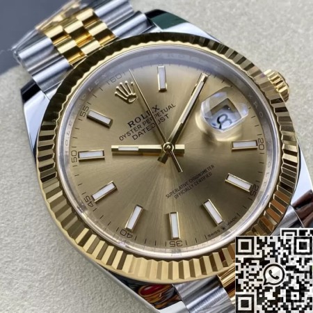 Clean Factory Rolex Datejust M126333-0010 Champagne Replica Watch