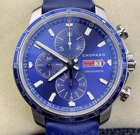 V7 Factory Chopard Mille Miglia Fake 168571-3007 Blue Dial