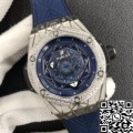 WWF Factory Replica Hublot Big Bang Blue Dial Diamond Set