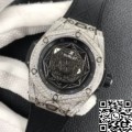 WWF Factory Fake Hublot Big Bang Full Diamond Titanium Case