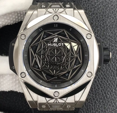 WWF Factory Hublot Big Bang Replica 415.NX.1112.VR.MXM16 Black Dial