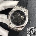 WWF Factory Hublot Big Bang Replica 415.NX.1112.VR.MXM16 Black Dial