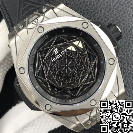 WWF Factory Hublot Big Bang Replica 415.NX.1112.VR.MXM16 Black Dial